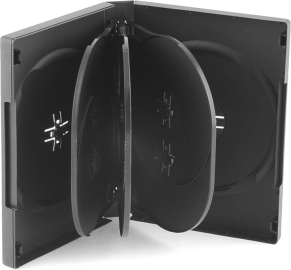 8 DVD box černý 28 mm